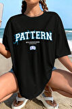Uyguntarz Unisex Pattern Blue Baskılı Tasarım Tshirt