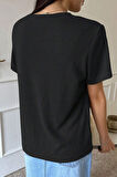 Uyguntarz Unisex Serendipity Baskılı Oversize Tshirt