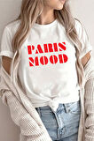 Uyguntarz Unisex Paris Mood Baskılı Tasarım Tshirt