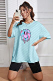 Uyguntarz Unisex Smile Baskılı Tasarım Tshirt