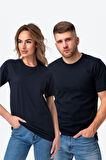 Uyguntarz Unisex  Pamuklu Oversize Basic Tshirt