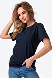 Uyguntarz Unisex  Pamuklu Oversize Basic Tshirt