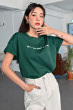 Uyguntarz Unisex More Love Baskılı Oversize Tshirt
