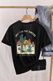 Uyguntarz Unisex Arizona Baskılı Oversize Tshirt