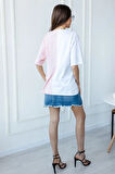Uyguntarz Unisex Forget Live Baskılı Oversize Tshirt