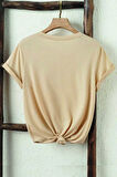 Uyguntarz Unisex Easy Tiger Baskılı Oversize Tshirt