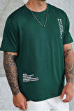 Uyguntarz Erkek Belive in Yourself Baskılı Oversize Tshirt
