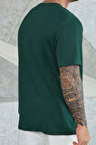 Uyguntarz Erkek Belive in Yourself Baskılı Oversize Tshirt