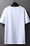 Uyguntarz Erkek Ny Baskılı Oversize Tshirt
