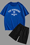 Uyguntarz Unisex Sunshine Baskılı Şort Takım