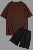 Unisex Sunshine Baskılı Şort Takım