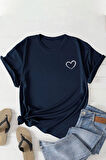Uyguntarz Unisex Hearts Baskılı Tasarım Tshirt
