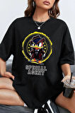 Uyguntarz Unisex Special Agent Baskılı Oversize Tshirt