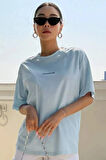 Uyguntarz Unisex Classical Baskılı Oversize Tshirt