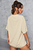 Uyguntarz Unisex Mood Baskılı Oversize Tshirt