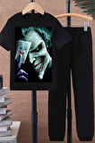 Uyguntarz Çocuk Joker Baskılı Alt - Üst Eşofman Takımı