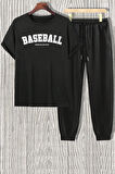 Uyguntarz Unisex Baseball Baskılı Eşofman Takımı