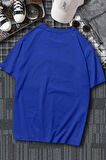 Erkek Milano Baskılı Oversize Tshirt