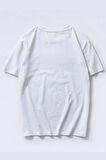 Erkek Beach Baskılı Oversize Tshirt