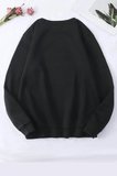 Classical Baskılı Oversize Sweatshirt