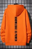 Knowledge is Power Baskılı Oversize Sweatshirt