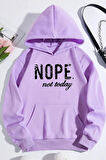 Unisex Nope Baskılı Sweatshirt