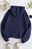 Uyguntarz Over Thinking Baskılı Unisex Oversize Sweatshirt