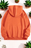 Uyguntarz Orkide Tuval Baskılı Unisex Oversize Sweatshirt