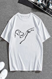 Uyguntarz Can Dostum Köpeğim Temalı Unisex Oversize Tshirt