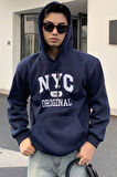 NYC Baskılı Unisex Oversize Sweatshirt