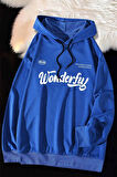 Wonderful Baskılı Oversize Sweatshirt