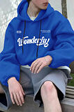 Uyguntarz Wonderful Baskılı Oversize Sweatshirt