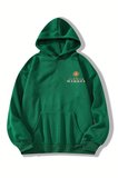 Flower Baskılı Oversize Sweatshirt