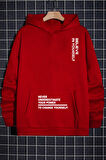 Uyguntarz Belive in Yourself Baskılı Oversize Sweatshirt