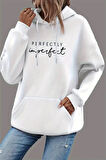 Uyguntarz Perfectly Baskılı Oversize Sweatshirt
