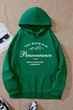 Perseverance Baskılı Oversize Sweatshirt