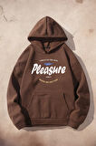 Uyguntarz Pleasure Baskılı Oversize Sweatshirt