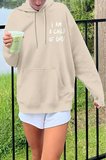 Sırt Baskılı Oversize Sweatshirt