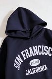 San Francisco Baskılı Oversize Sweatshirt