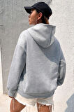 Uyguntarz California Baskılı Oversize Sweatshirt