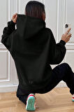 Uyguntarz Dreamer Baskılı Oversize Sweatshirt