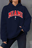 Uyguntarz Miami Baskılı Oversize Sweatshirt