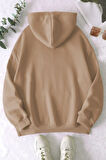 Active Baskılı Oversize Sweatshirt