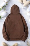 Baseball Baskılı Oversize Sweatshirt