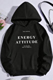 Uyguntarz Energy Baskılı Oversize Sweatshirt