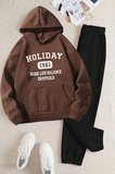 Holiday Baskılı Eşofman Takımı
