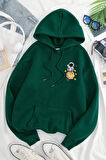 Uyguntarz The Galaxy Baskılı Oversize Sweatshirt