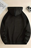 Uyguntarz Uzaylı Dinazor Baskılı Oversize Sweatshirt