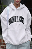 Uyguntarz Sandiego Baskılı Oversize Sweatshirt