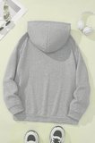 Meow Tatlı Kediler Baskılı Oversize Sweatshirt